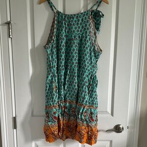 Beachsissi Floral Print Dress Swim Cover Up NWT